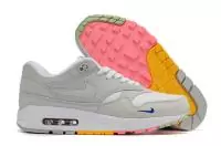 nike air max 1 homme soldes gris blue rainbow